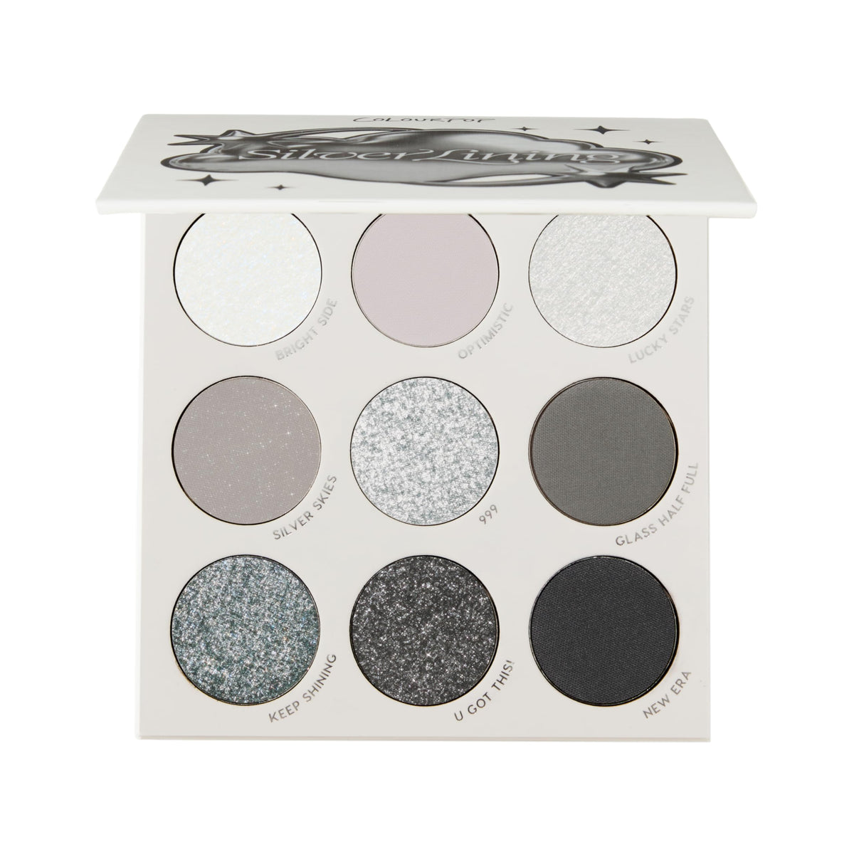 ColourPop Blue Moon Eyeshadow Palette - Monochromatic Blue Shadow Palette with Matte, Metallic and Duochrome Finishes - High-Pigment Eye Makeup with a Long-Wearing Formula (0.3 oz)
