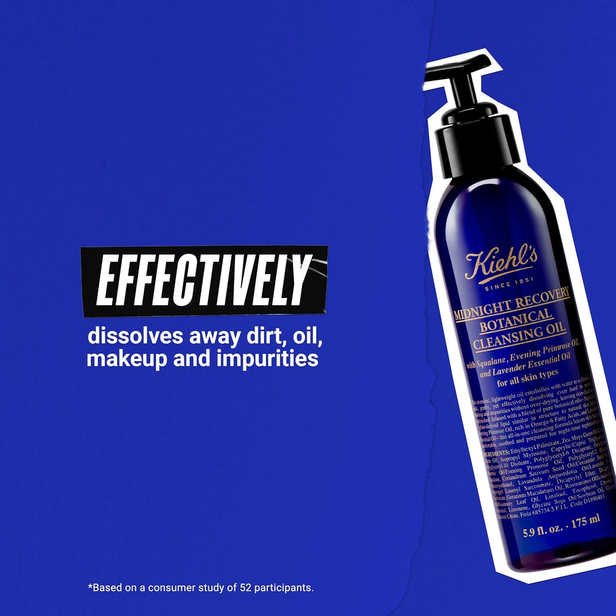Kiehl's - Midnight Recovery Cleansing Oil - Makeup Removal - 5.9 fl oz