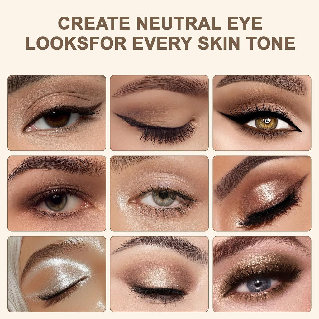 Océane Neutral Eyeshadow Palette 9 Colors