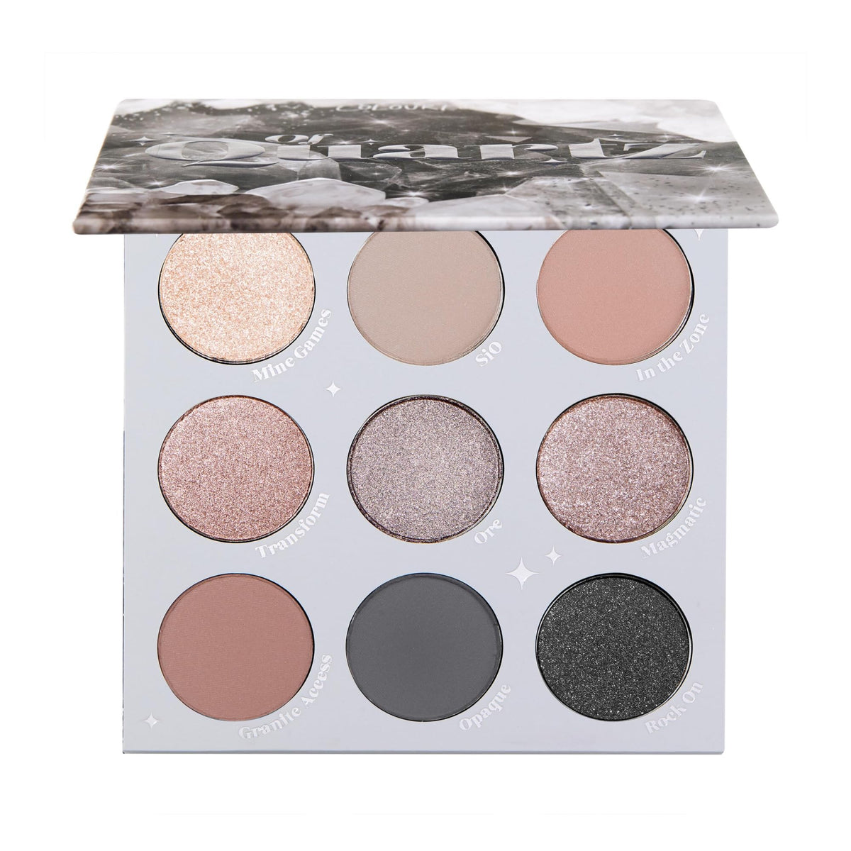 ColourPop Blowin' Smoke Eyeshadow Palette - Silver & Smokey Eye Eyeshadow Palette with Metallic & Matte Finishes - High-Pigment Eye Makeup with Long-Wearing Formula (0.3 oz)