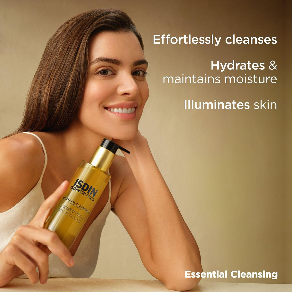 ISDIN Isdinceutics Essential Cleansing Oil-Based Facial Cleanser, 6.7 fl oz
