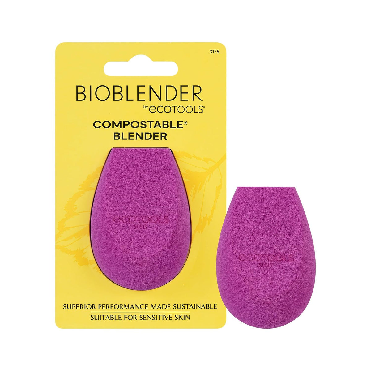 EcoTools Bioblender Makeup Sponge for Liquid and Cream Foundation, 1 Count