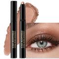 Eyeshadow Stick Light Taupe, Matte Cream Eye Shadow Stick Waterproof Nude Neutral Eyeliner Brightener Pencil Crayon Long-Lasting Eye Highlighter Makeup for Older Women Easy to Use High Pigmented