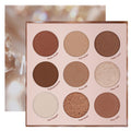 docolor Eyeshadow Palette 9 Colors Black Eyeshadow Gemstone Shadow Palette Highly Pigmented Mattes Shimmers Naked Smokey Glitter Cream Colorful Powder Blendable Long Lasting Waterproof Makeup Palette
