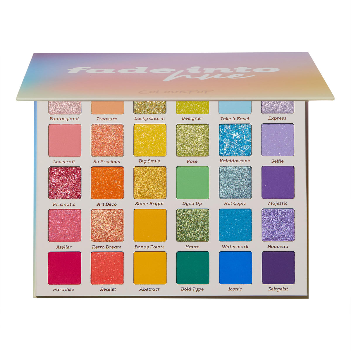 ColourPop Stone Cold Fox Eyeshadow Palette - 30 Pan Cool Tone Eye Makeup Palette with Matte & Metallic Finishes - High-Pigment Eye Makeup with a Long-Wearing Formula (1.16 oz)