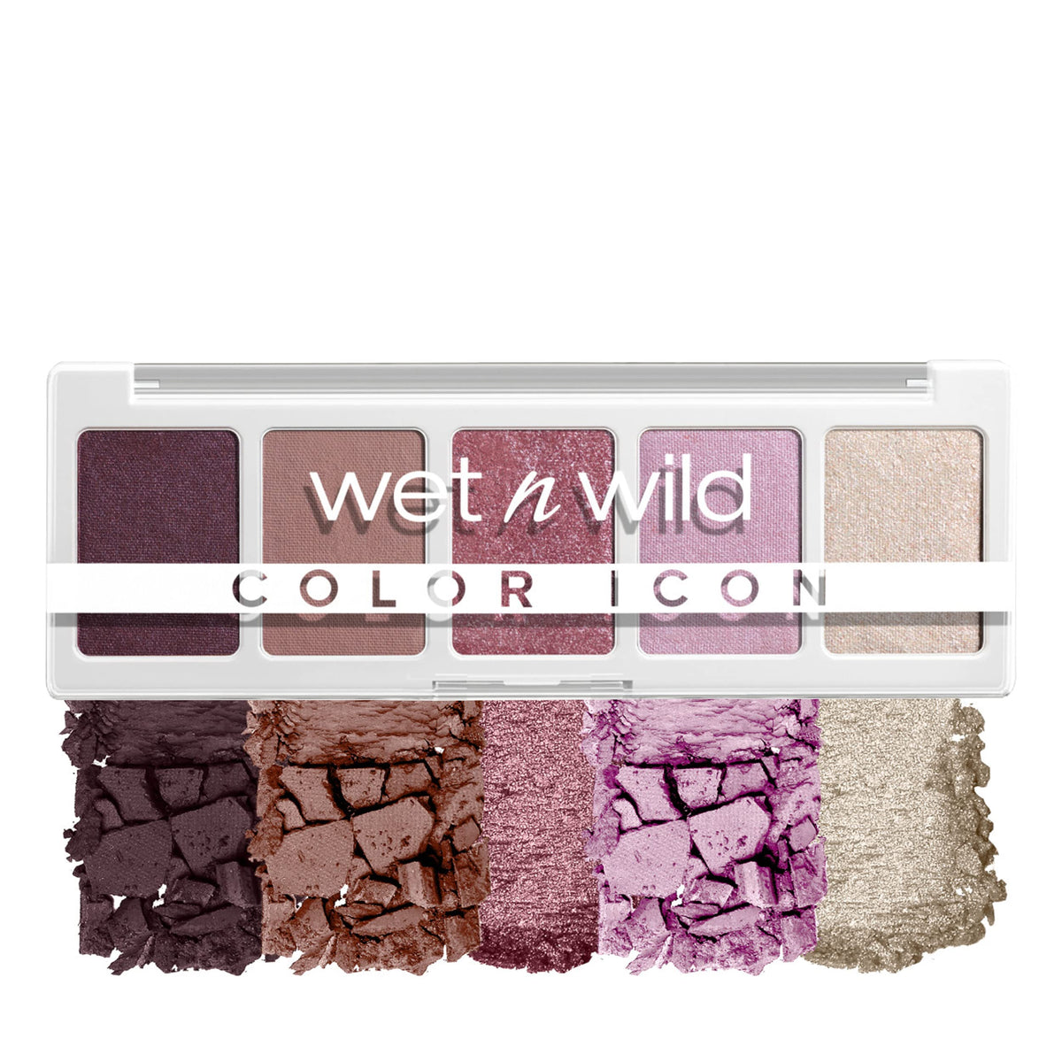 wet n wild Color Icon Eyeshadow Makeup 5 Pan Palette, Matte, Shimmer, Metallic, Long Wearing, Rich Buttery Pigment, Cruelty Free - Walking On Eggshells