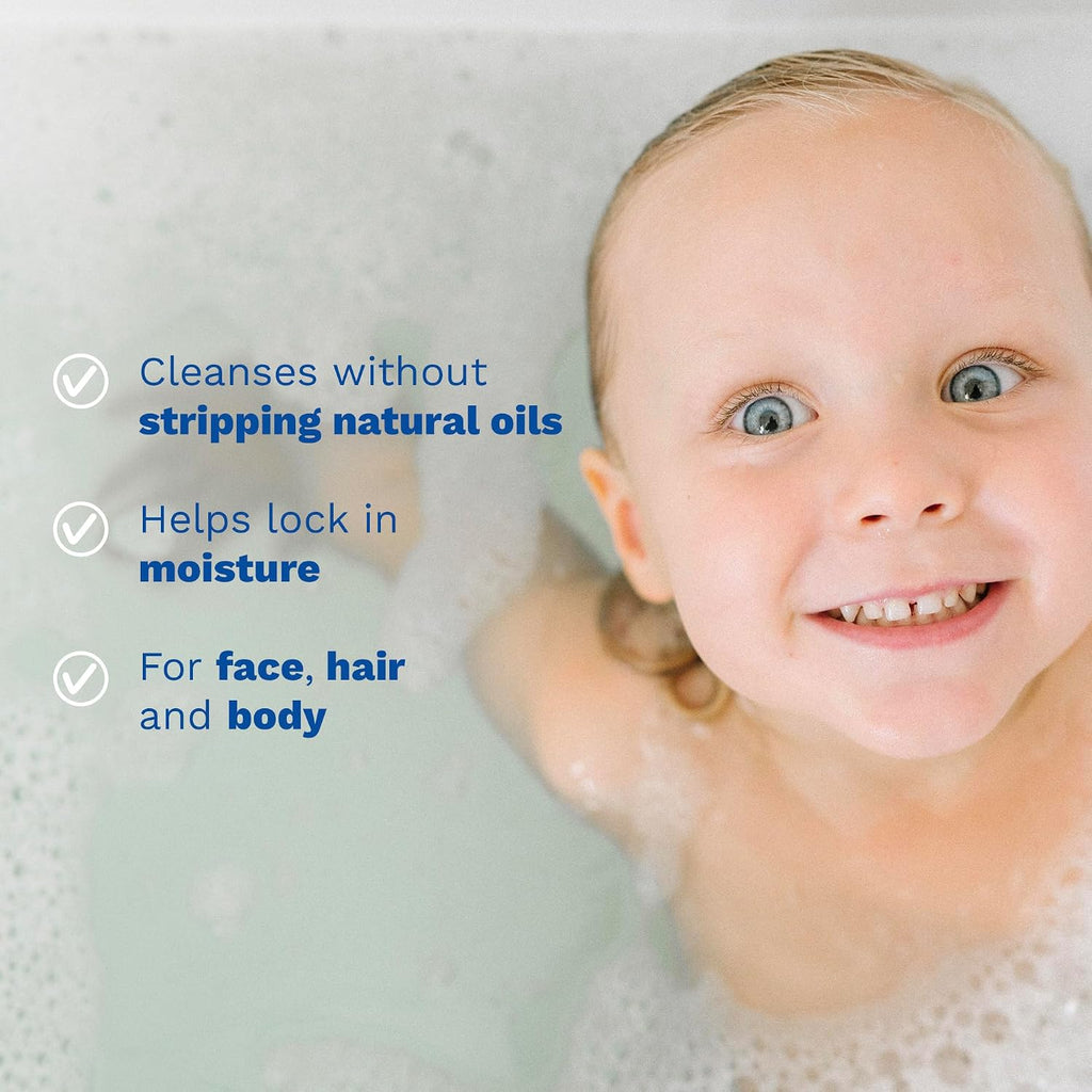Mustela Stelatopia Eczema-Prone Skin Cleansing Oil - Baby Body Wash with Natural Avocado & Sunflower Oil - Family Skin Care Essentials - EWG Verified - Fragrance-Free & Tear Free - 16.9 fl. oz.