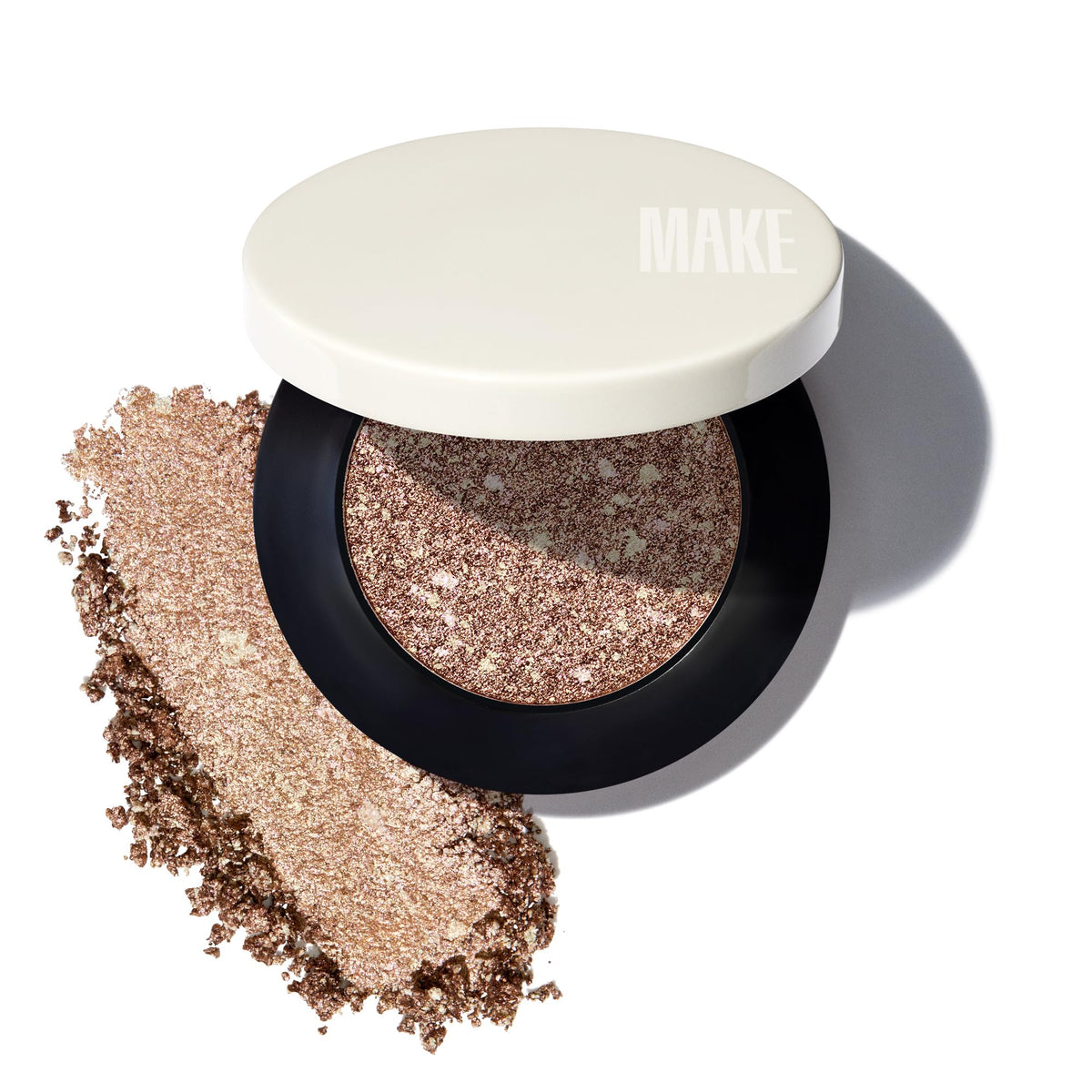 MAKE Beauty Multi-Chromatic Eyeshadow - Single Shade - Quartz, Taupe