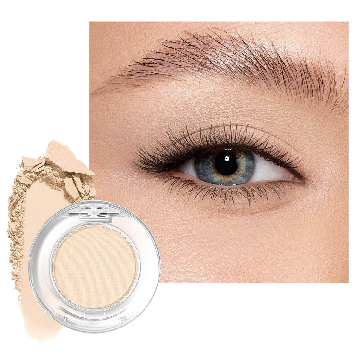 MAKI YIKA Black Grey Smokey Eyeshadow Matte Black White Gray Silver Smoky
