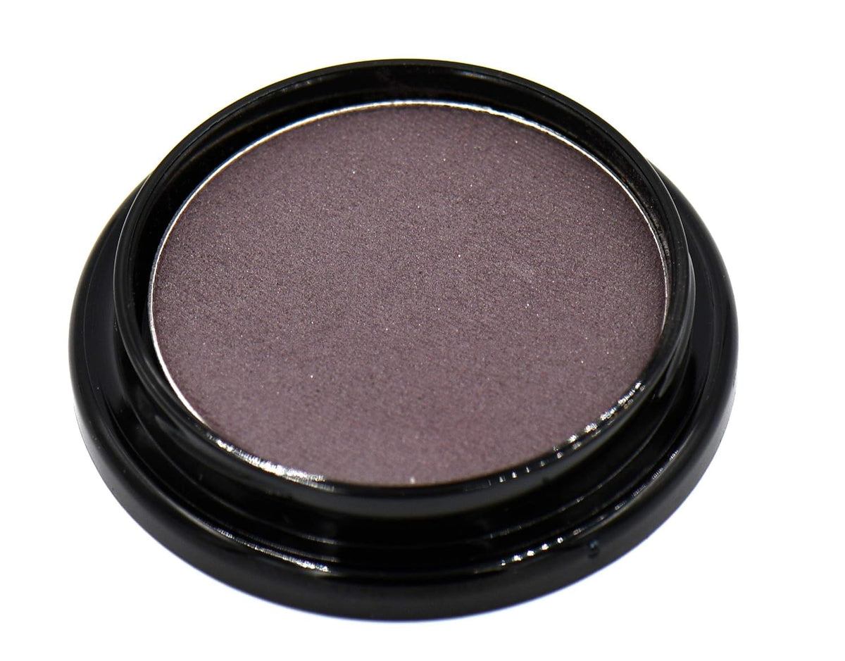Pure Ziva Smokey Plum Dark Purple Violet Brown Matte Opaque Pressed Powder Single Eyeshadow; Talc, Paraben & Cruelty Free