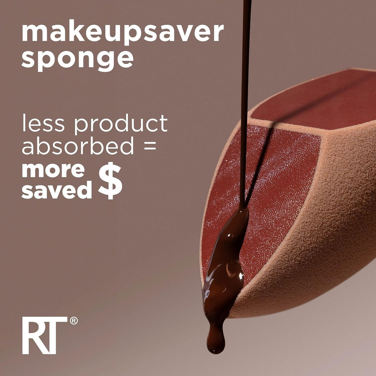 Real Techniques Makeupsaver Sponge, Makeup Blender Sponge, 1 Count