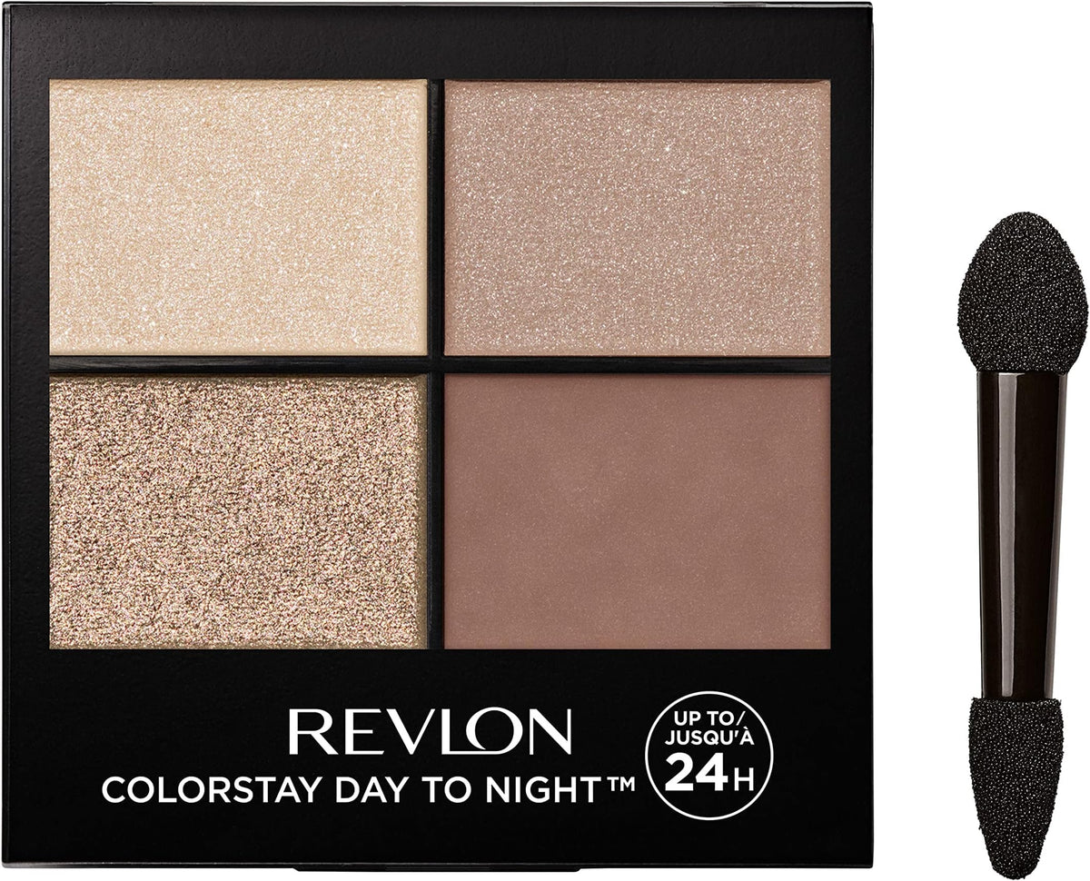 Revlon ColorStay Day to Night Eyeshadow Quad, 555 Moonlit, 0.16 oz