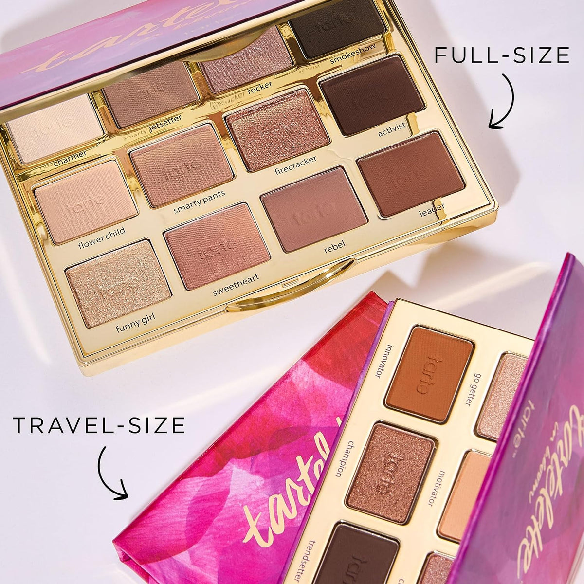 tarte tartelette in bloom mini Amazonian clay palette – Eyeshadow Palette with Shimmer & Matte Neutral Bronze Shades, Longwear Pigment, Blendable Lightweight Formula, Cruelty-Free