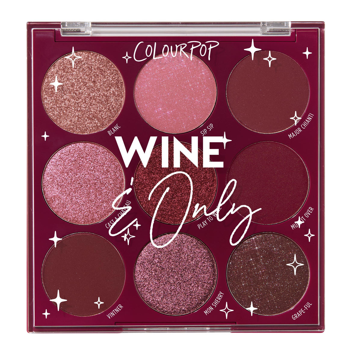 ColourPop Blowin' Smoke Eyeshadow Palette - Silver & Smokey Eye Eyeshadow Palette with Metallic & Matte Finishes - High-Pigment Eye Makeup with Long-Wearing Formula (0.3 oz)