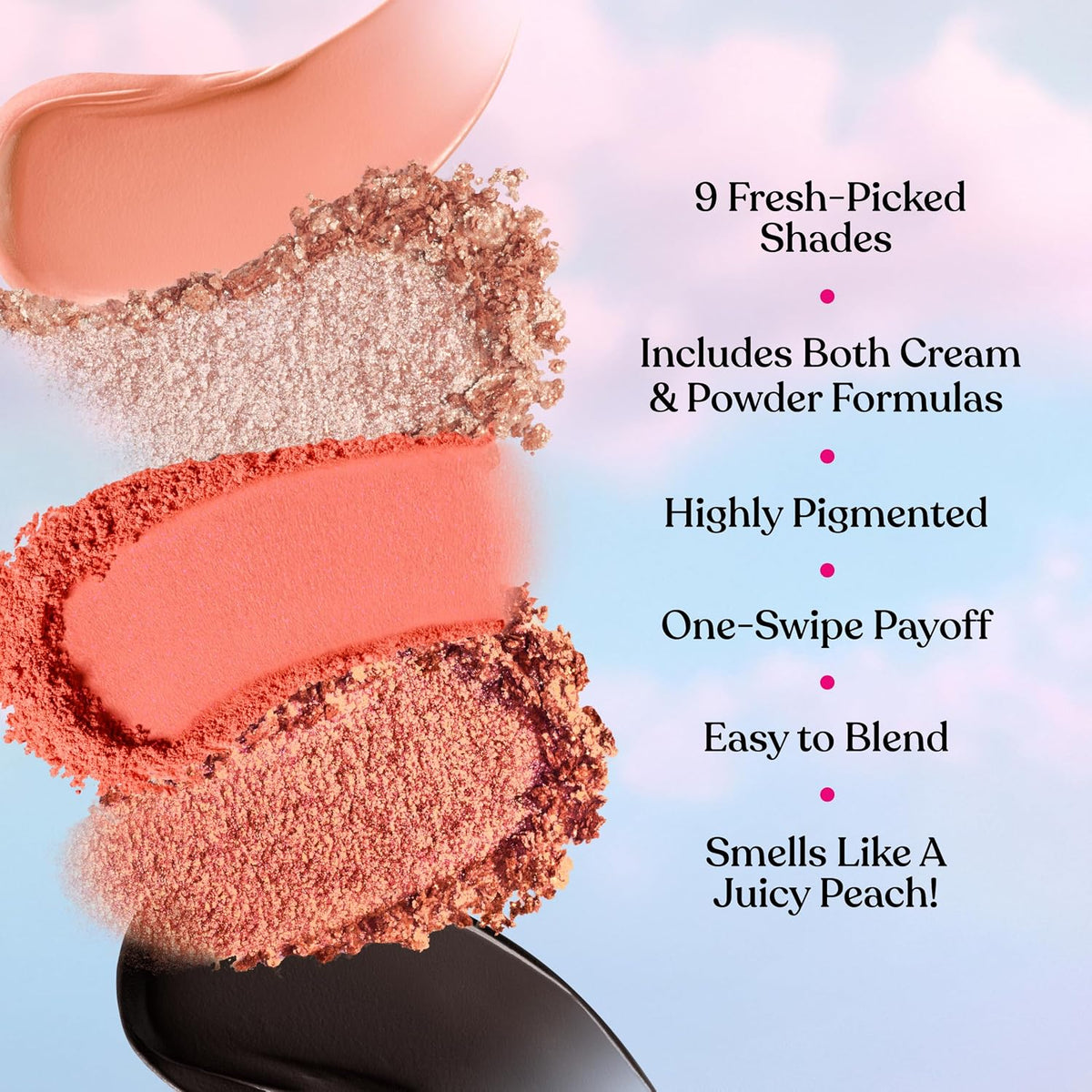 Too Faced Sweet Peach Eye Shadow Palette | Highly Pigmented, Cream & Powder, Matte & Shimmer Shades Makeup Palette for Natural Look, 0.32 Ounce