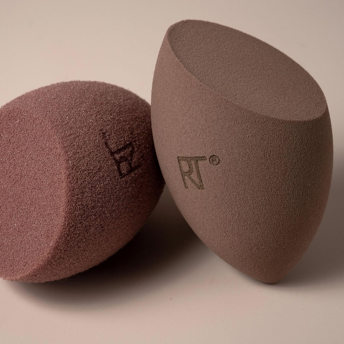 Real Techniques New Nudes Bare Finish Sponge Duo, Makeup Sponges