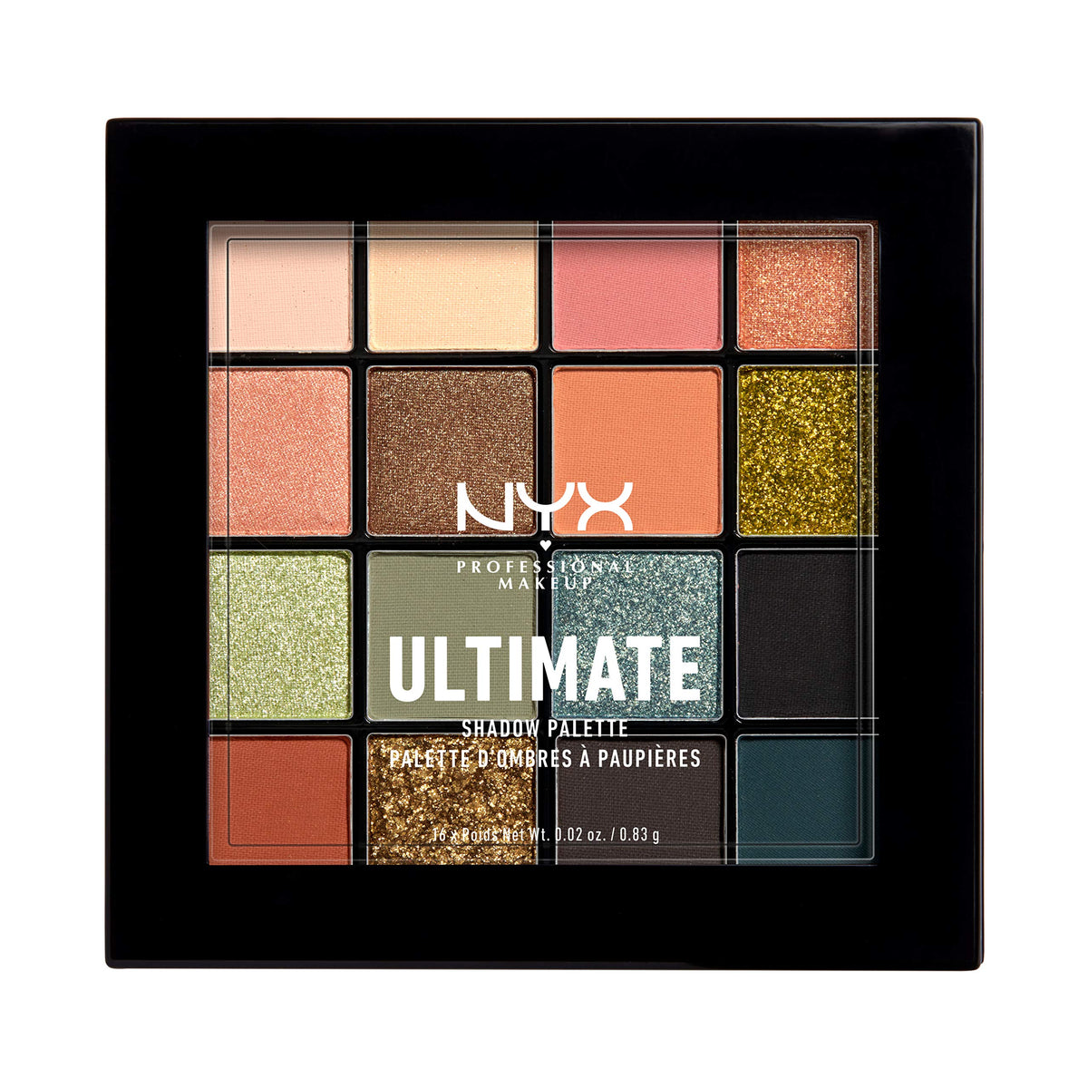 NYX PROFESSIONAL MAKEUP, Ultimate Shadow Palette, Eyeshadow Palette - Vintage Jean Baby
