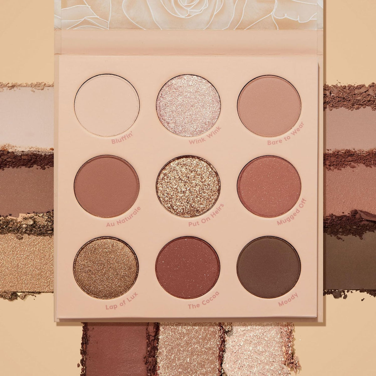ColourPop Nude Mood Eyeshadow Palette - Brown & Copper Palette with Metallic and Matte Finishes - High-Pigment Eye Makeup with a Long-Wearing Formula (0.3 oz)