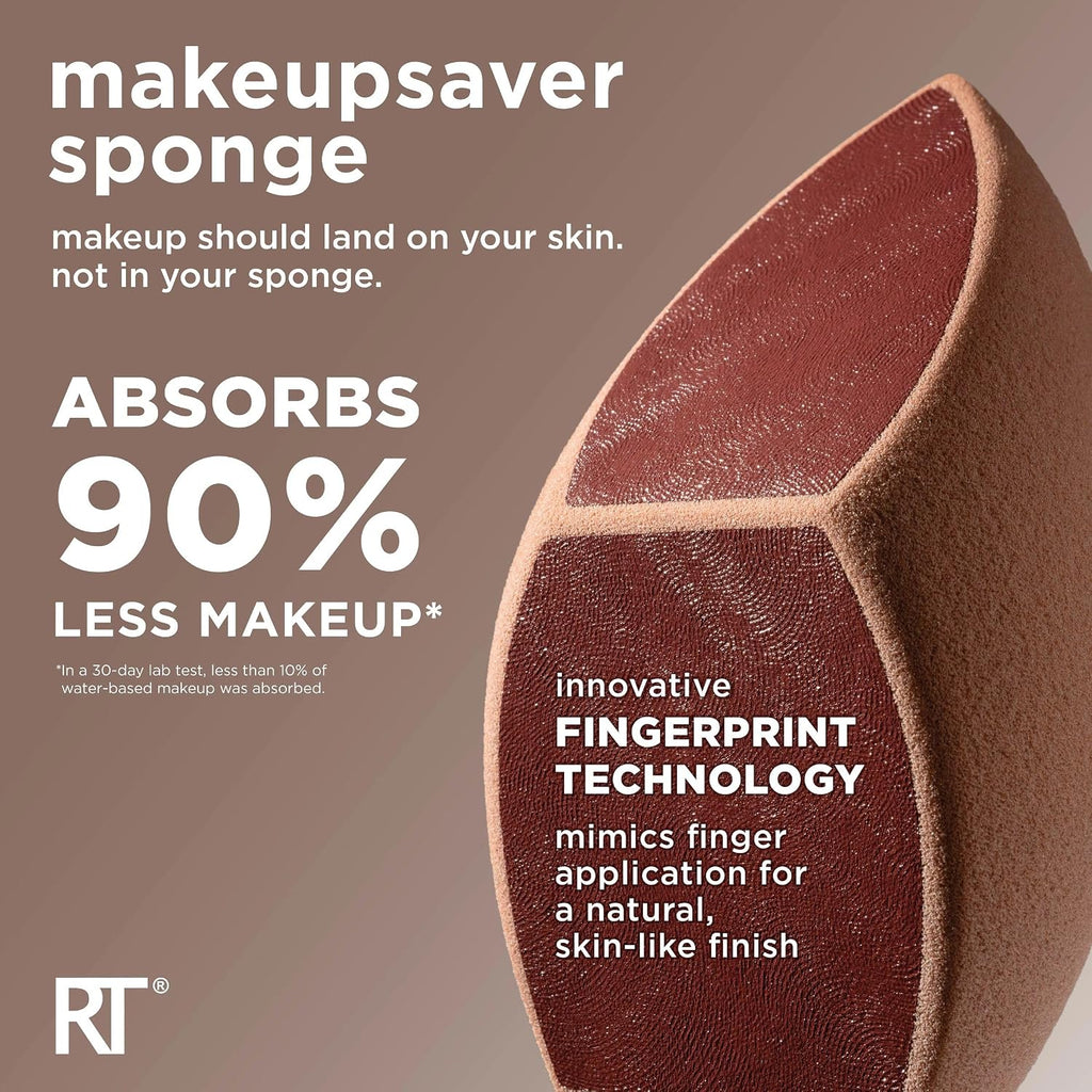 Real Techniques Makeupsaver Sponge, Makeup Blender Sponge, 1 Count