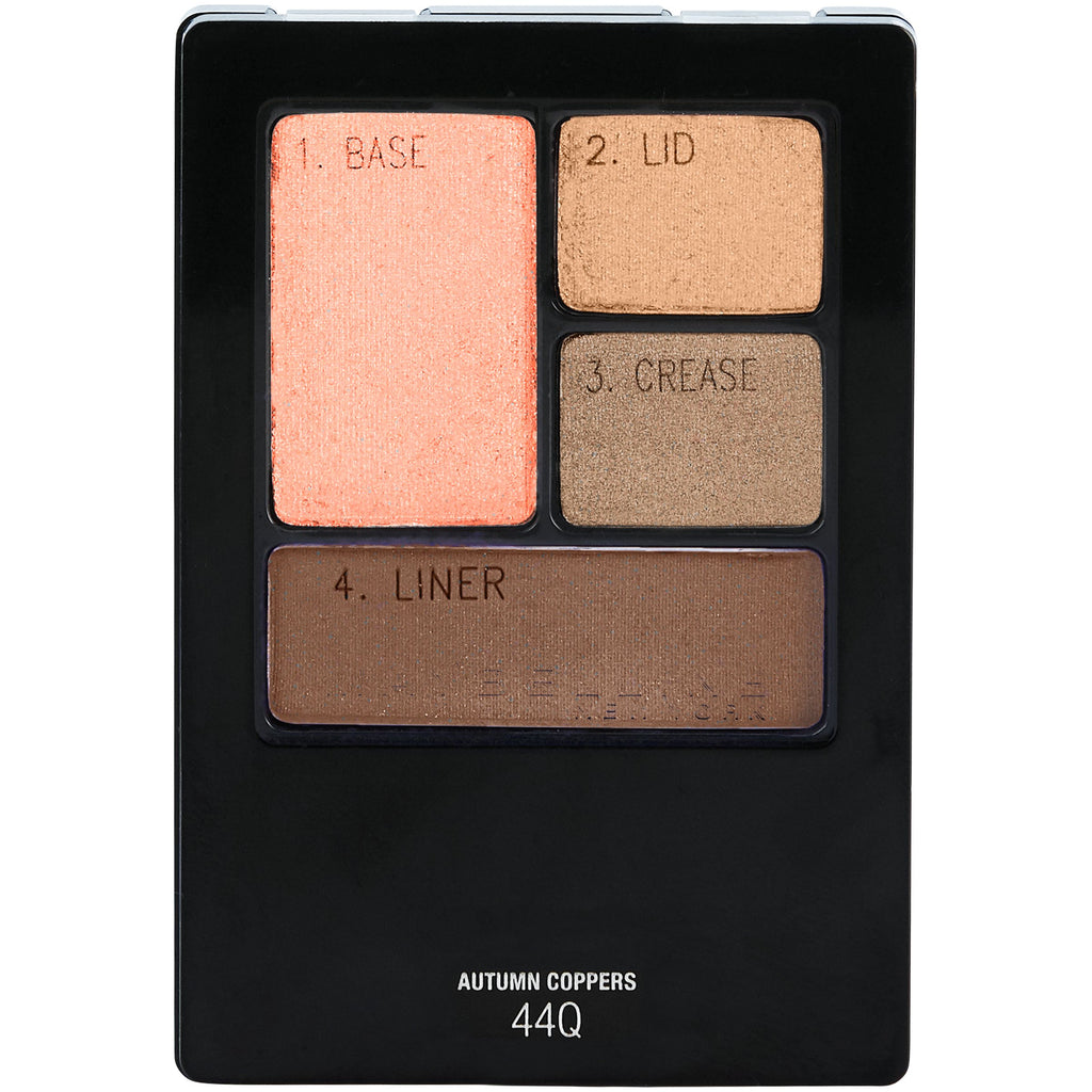 Maybelline New York Expert Wear Eyeshadow Quads, Mocha Motion, 0.17 oz.