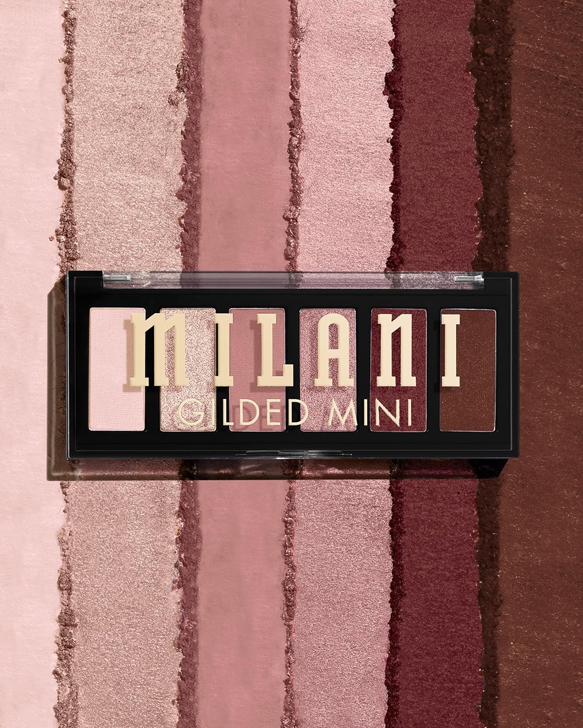 Milani Gilded Mini Eyeshadow Palette Matte Shimmer Makeup - The Wine Down
