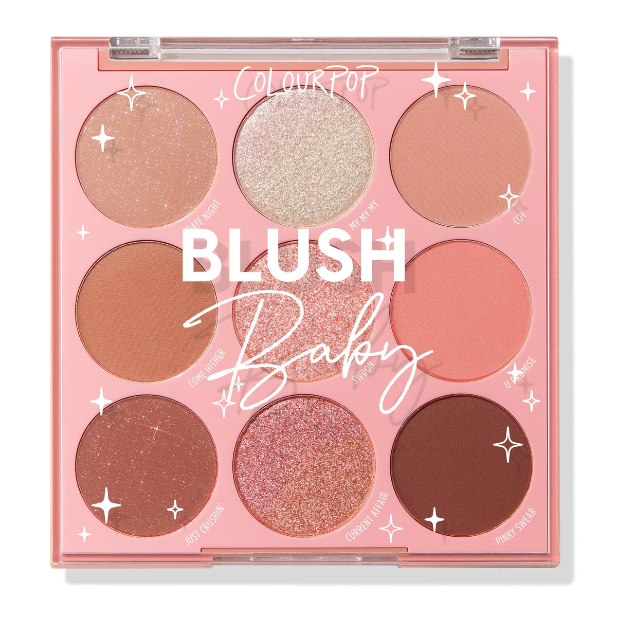 ColourPop Blowin' Smoke Eyeshadow Palette - Silver & Smokey Eye Eyeshadow Palette with Metallic & Matte Finishes - High-Pigment Eye Makeup with Long-Wearing Formula (0.3 oz)