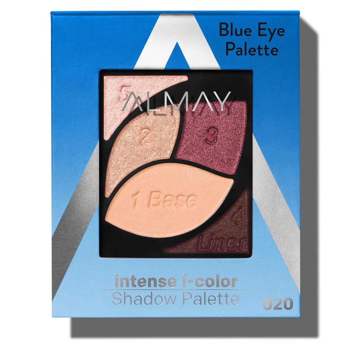 Almay Intense I-Color Enhancing Eyeshadow Palette, 020 Blue Eyes, 0.1 oz