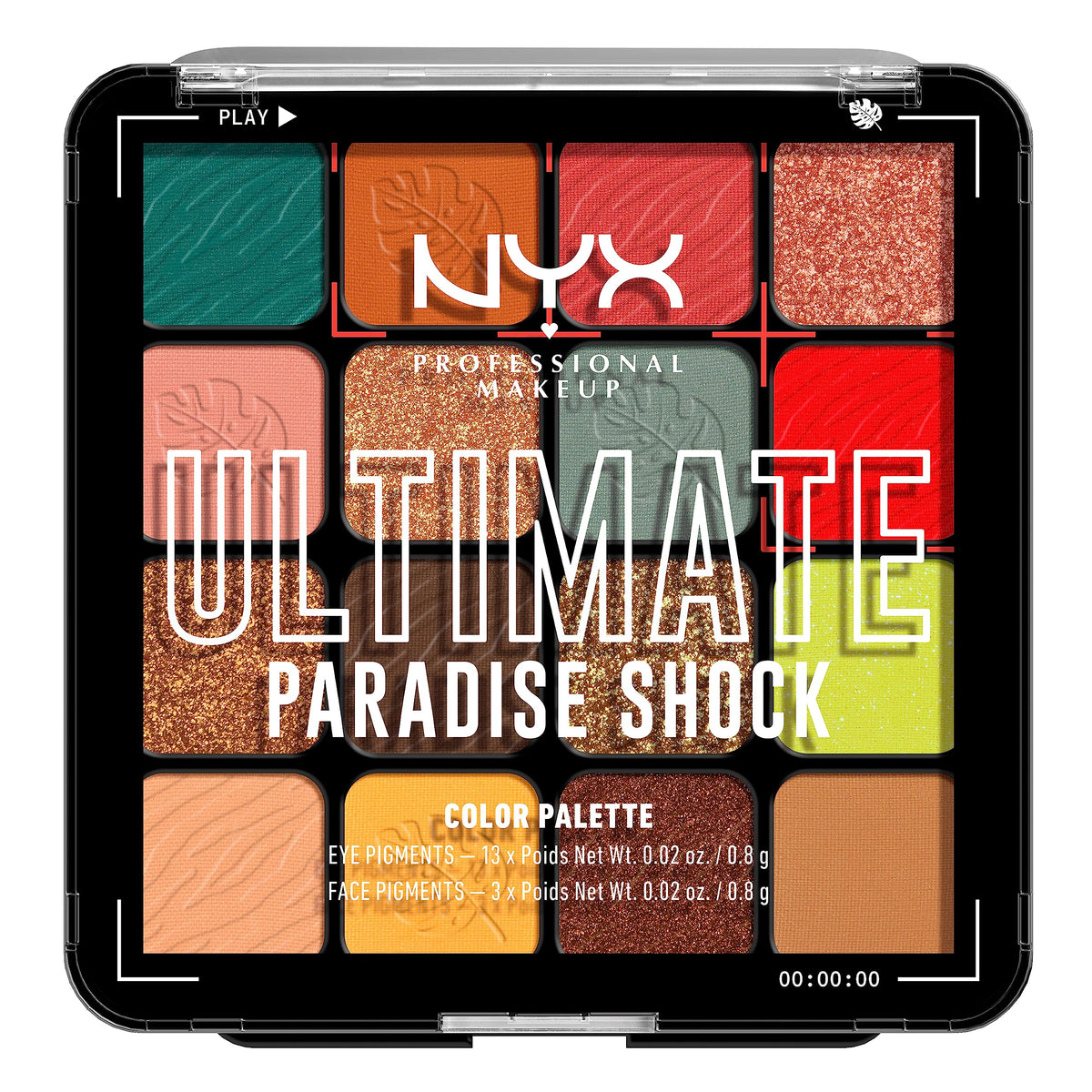 NYX PROFESSIONAL MAKEUP, Ultimate Shadow Palette, Eyeshadow Palette - Vintage Jean Baby